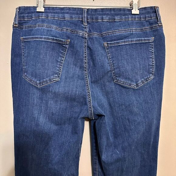 NYDJ Marilyn Straight Leg Blue Jeans Size 14 - Picture 7 of 9